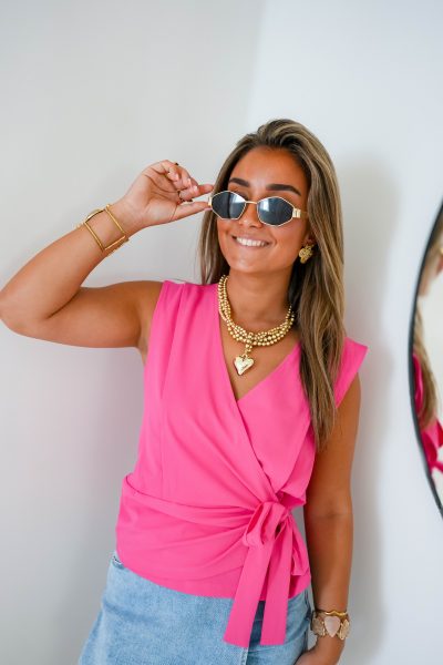 Mi Piace Travel Top Fuchsia
