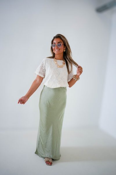 Loua Satin Skirt - Afbeelding 2