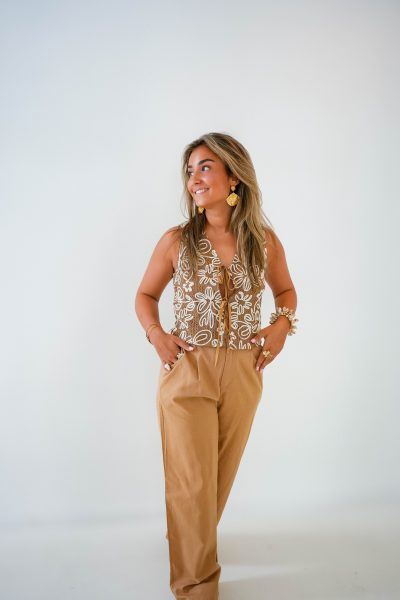 Cleo Pants Camel - Afbeelding 2