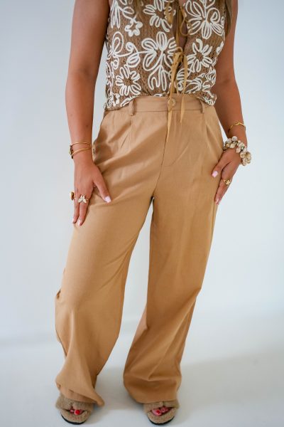 Cleo Pants Camel - Afbeelding 4