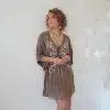 Short Dress Diva Florina Taupe