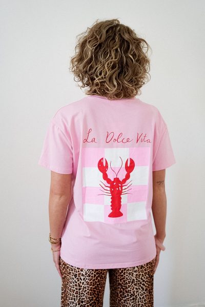 Lobster Shirt Pink - Afbeelding 2