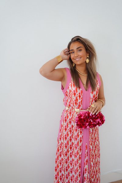 Jolie Dress Pink Print - Afbeelding 4