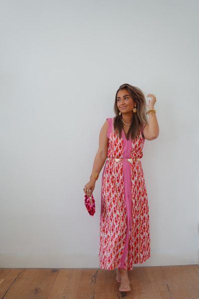 Jolie Dress Pink Print - Afbeelding 2