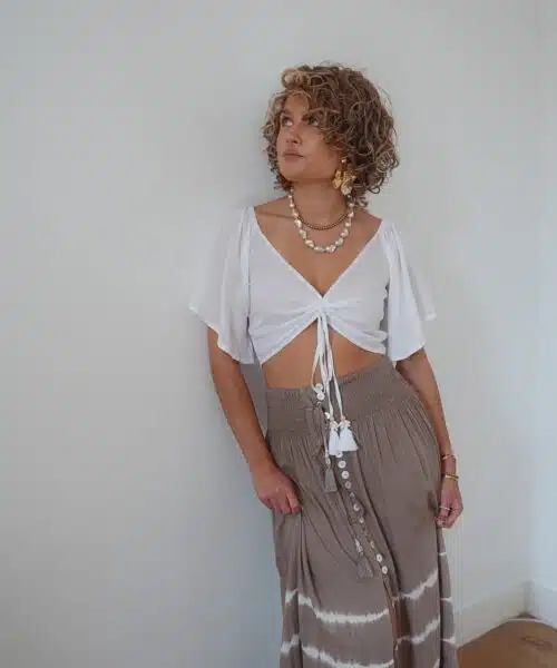 Alternative view of Skirt Ivy Waze Taupe