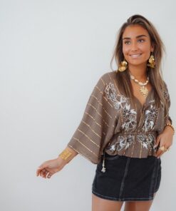 Top Emilia Florina Taupe