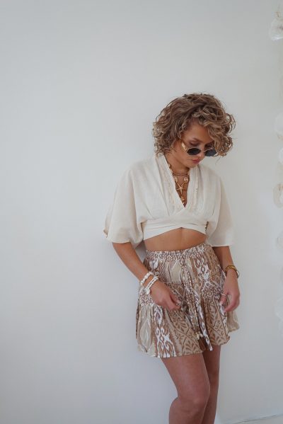 Short Zela Sun Natural Print - Afbeelding 6