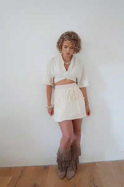 Skort Lio Santiago Ecru - Afbeelding 4