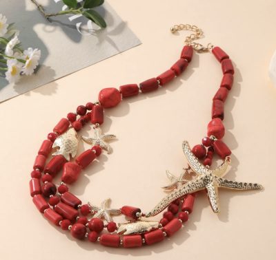 Necklace Red Zeester