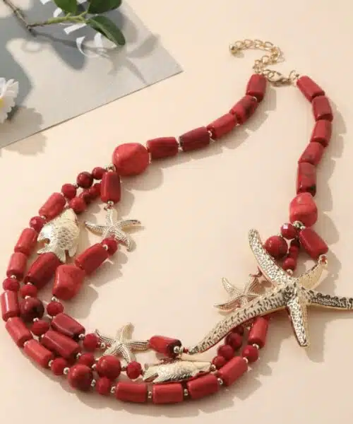 Necklace Red Zeester