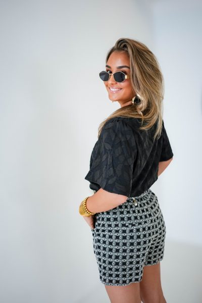 Lofty Manner Blouse Rosa Black - Afbeelding 5