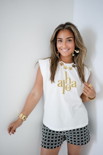 Lofty Manner Top Mere White - Afbeelding 7