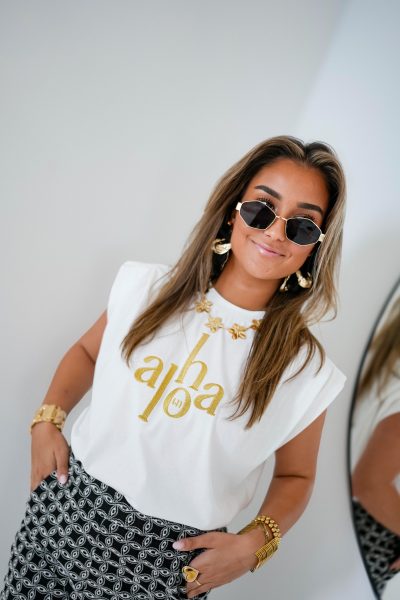 Lofty Manner Top Mere White - Afbeelding 5