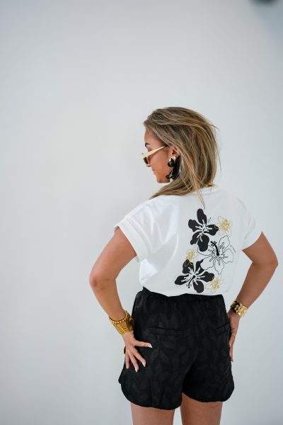 Lofty Manner T-Shirt Chanda White - Afbeelding 5