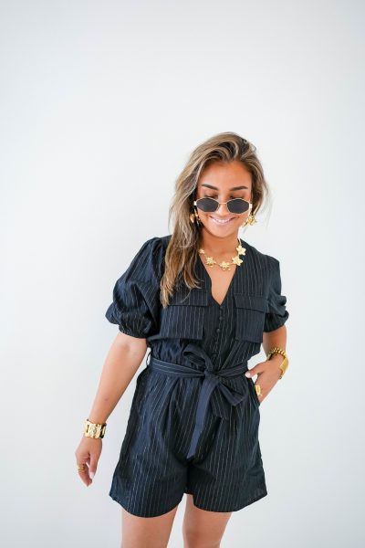 Lofty Manner Playsuit Khelani Black - Afbeelding 9