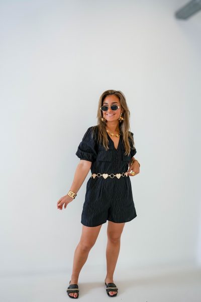 Lofty Manner Playsuit Khelani Black - Afbeelding 8