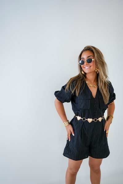 Lofty Manner Playsuit Khelani Black