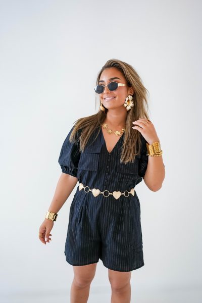 Lofty Manner Playsuit Khelani Black - Afbeelding 4
