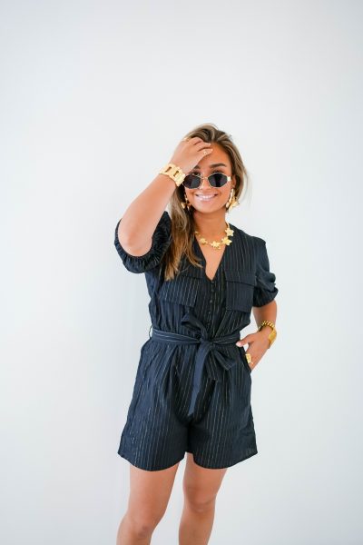 Lofty Manner Playsuit Khelani Black - Afbeelding 3