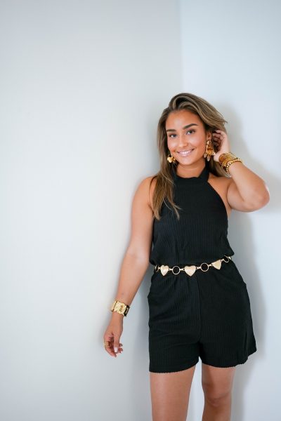 Lofty Manner Playsuit Alisi Black - Afbeelding 6