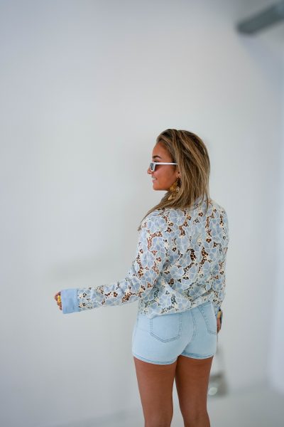 Lenne Embroidery Blouse Blue - Afbeelding 2