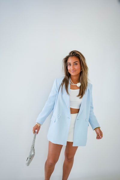 Mila Blazer Light Blue - Afbeelding 4