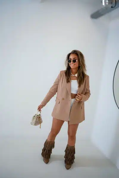 Mila Blazer Camel - Afbeelding 4