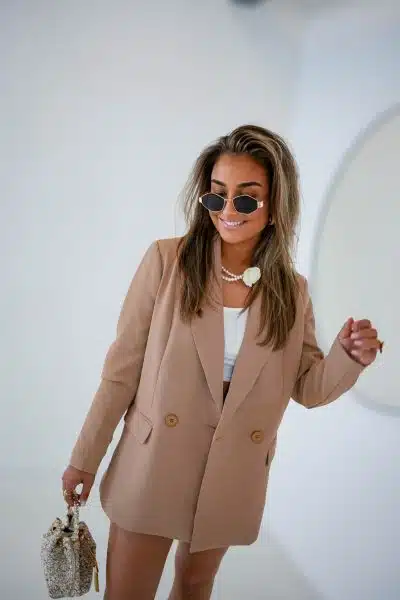 Mila Blazer Camel - Afbeelding 5