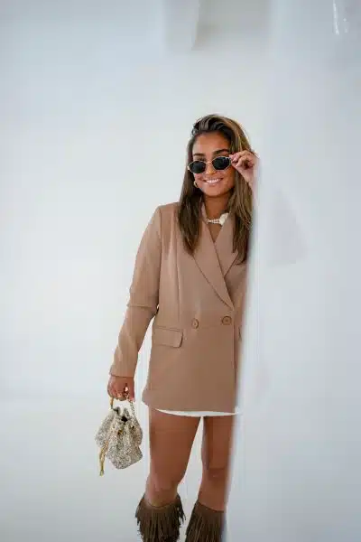 Mila Blazer Camel - Afbeelding 7