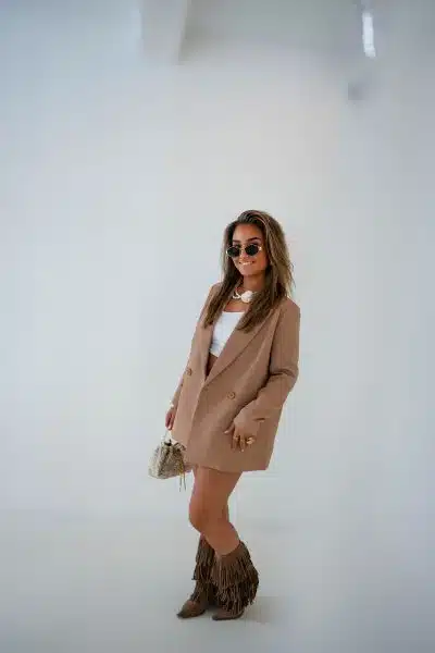 Mila Blazer Camel - Afbeelding 2