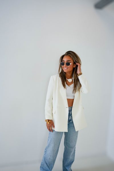 Mila Blazer Offwhite - Afbeelding 4