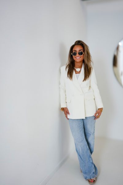 Mila Blazer Offwhite - Afbeelding 5