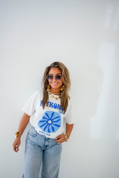 Mykonos Shirt White - Afbeelding 4