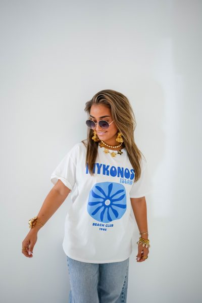 Mykonos Shirt White - Afbeelding 3