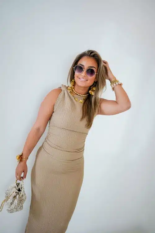 Daisy Dress Light Brown