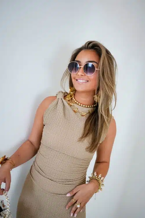Alternative view of Daisy Dress Light Brown
