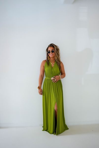Pachi Long Dress Olive