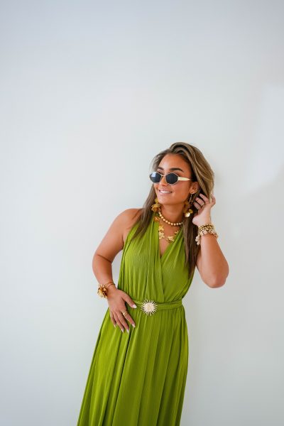 Pachi Long Dress Olive - Afbeelding 2
