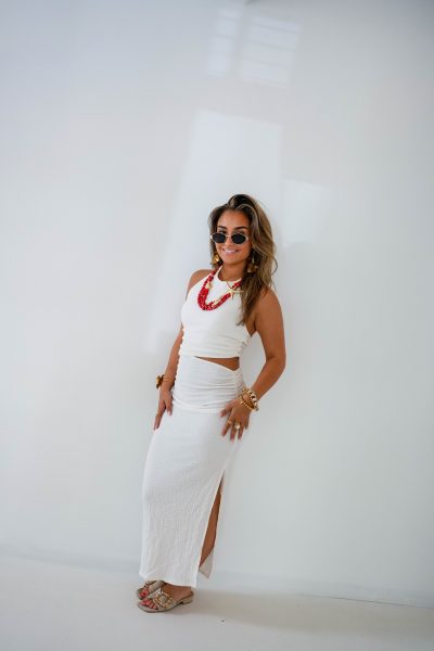 Nala Dress Offwhite - Afbeelding 6