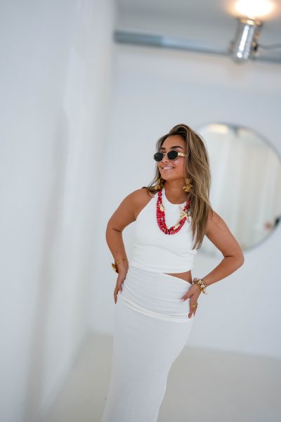 Nala Dress Offwhite - Afbeelding 4