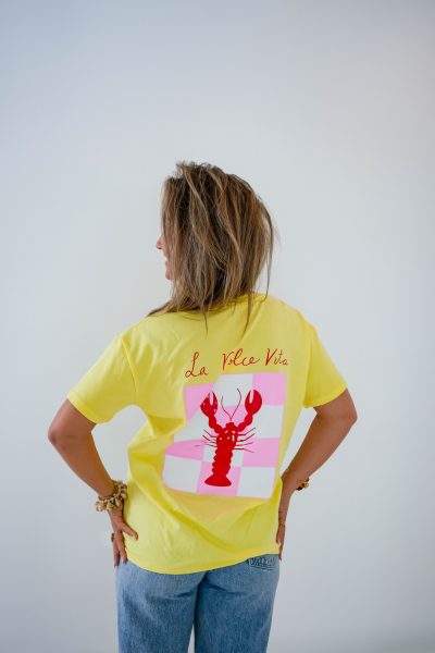 Lobster Shirt Yellow - Afbeelding 3
