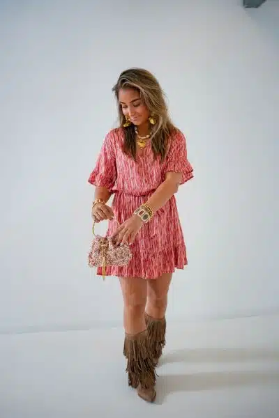 Lofty Manner Dress Halia Tie Dye Print - Afbeelding 7
