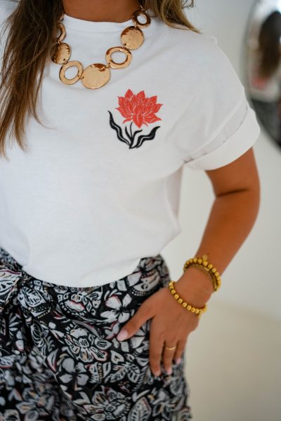 Lofty Manner T-Shirt Aroha White - Afbeelding 5