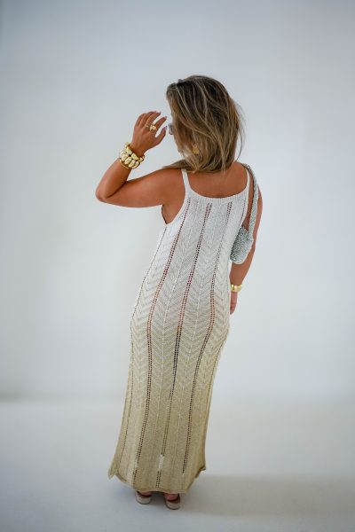 Steffi Dress Gold - Afbeelding 3