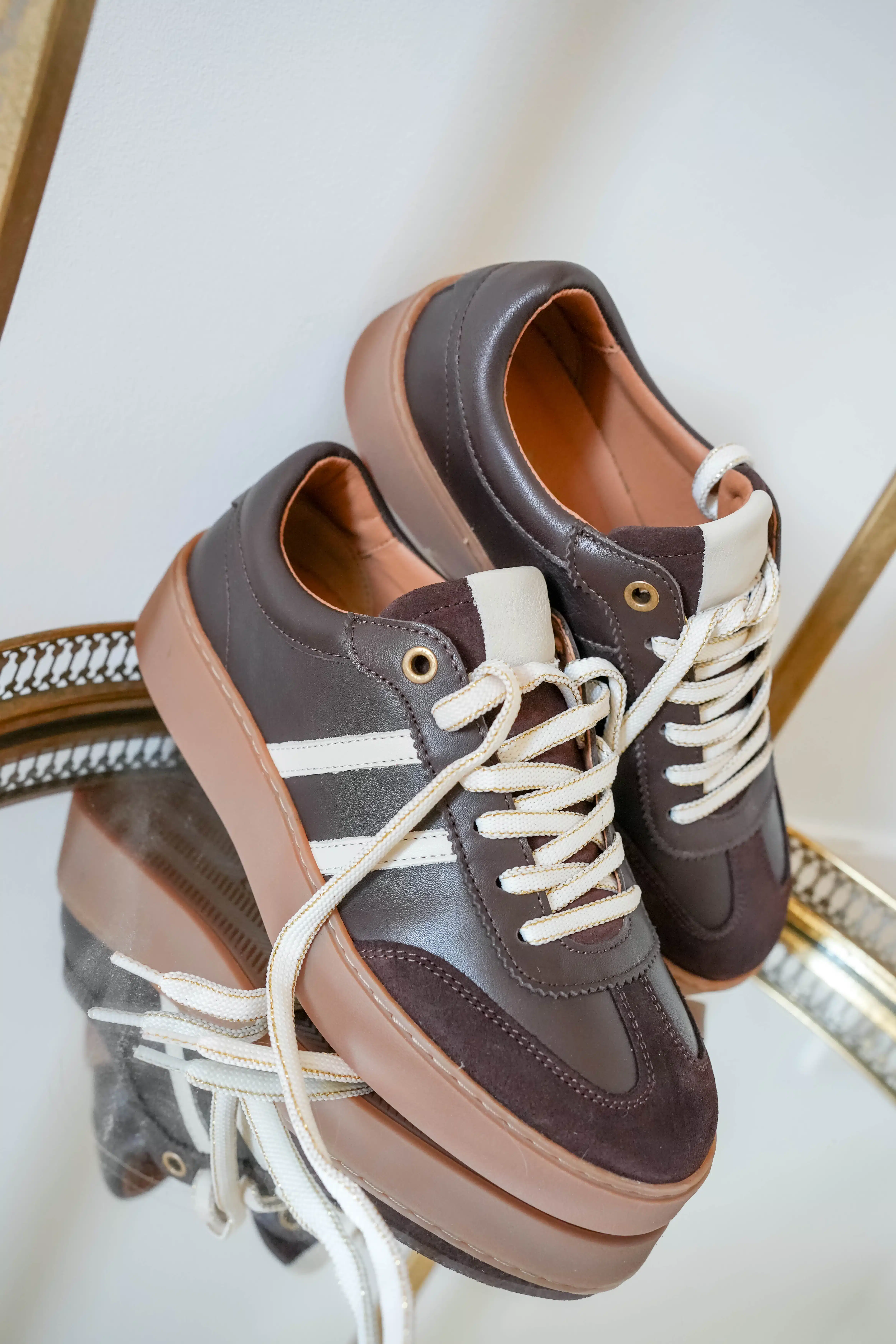Tango Nynke 1-N Brown Sneakers - Afbeelding 4