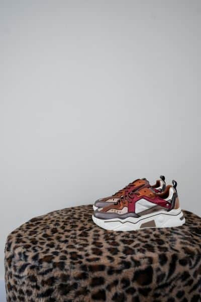 Dwrs Pluto Bordeaux Brown Sneaker - Afbeelding 2