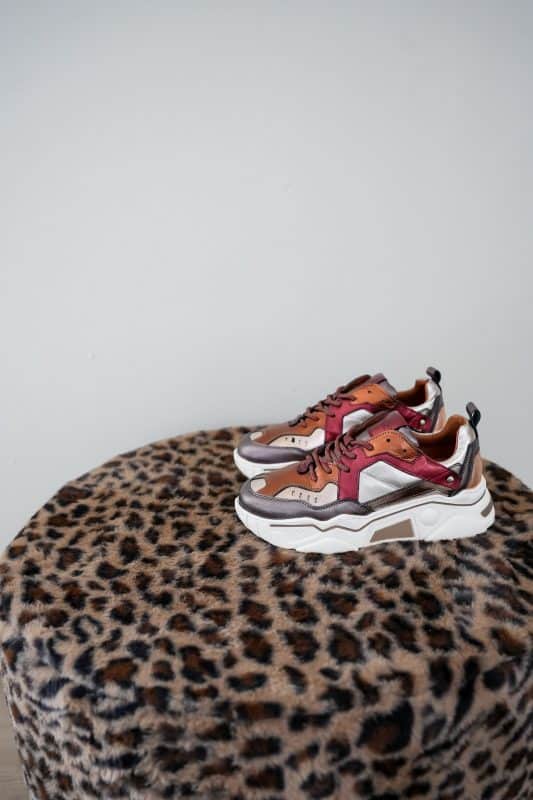 Dwrs Pluto Bordeaux Brown Sneaker