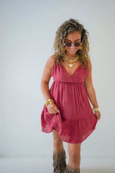 Yuna Dress Wine