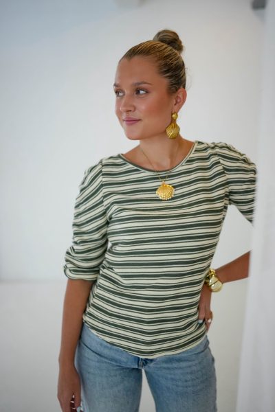 Lofty Manner Top Ariane Dark Green - Afbeelding 2