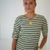 Lofty Manner Top Ariane Dark Green